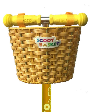 Micro Scooter Yellow Basket