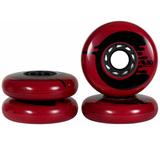 UC Cosmic Rosche Red 80mm/88a 4 Pack Rollerblade Wheels