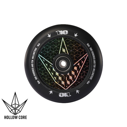 Hollowcore Hologram Geo Black 120mm Scooter Wheel