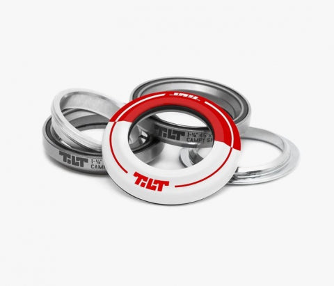 Tilt Integrated Fifty Fifty Red White Headset