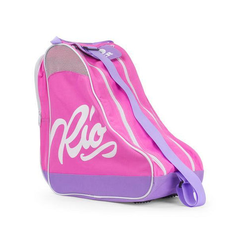 Rio Roller 'Script' Pink/Lilac Skate Bag