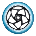 Envy Tri Bearing Teal Black 120mm X 30mm Scooter Wheel Single