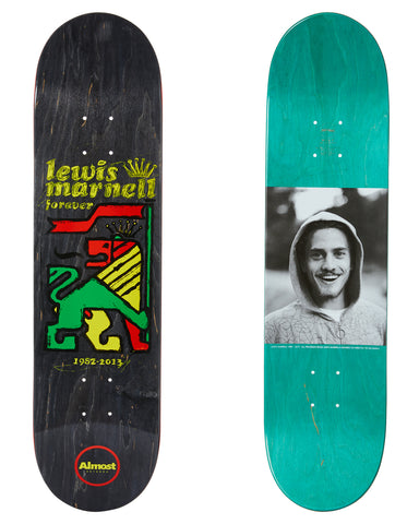 Almost Lewis Marnell Rasta Lion 8.0" Skateboard Deck