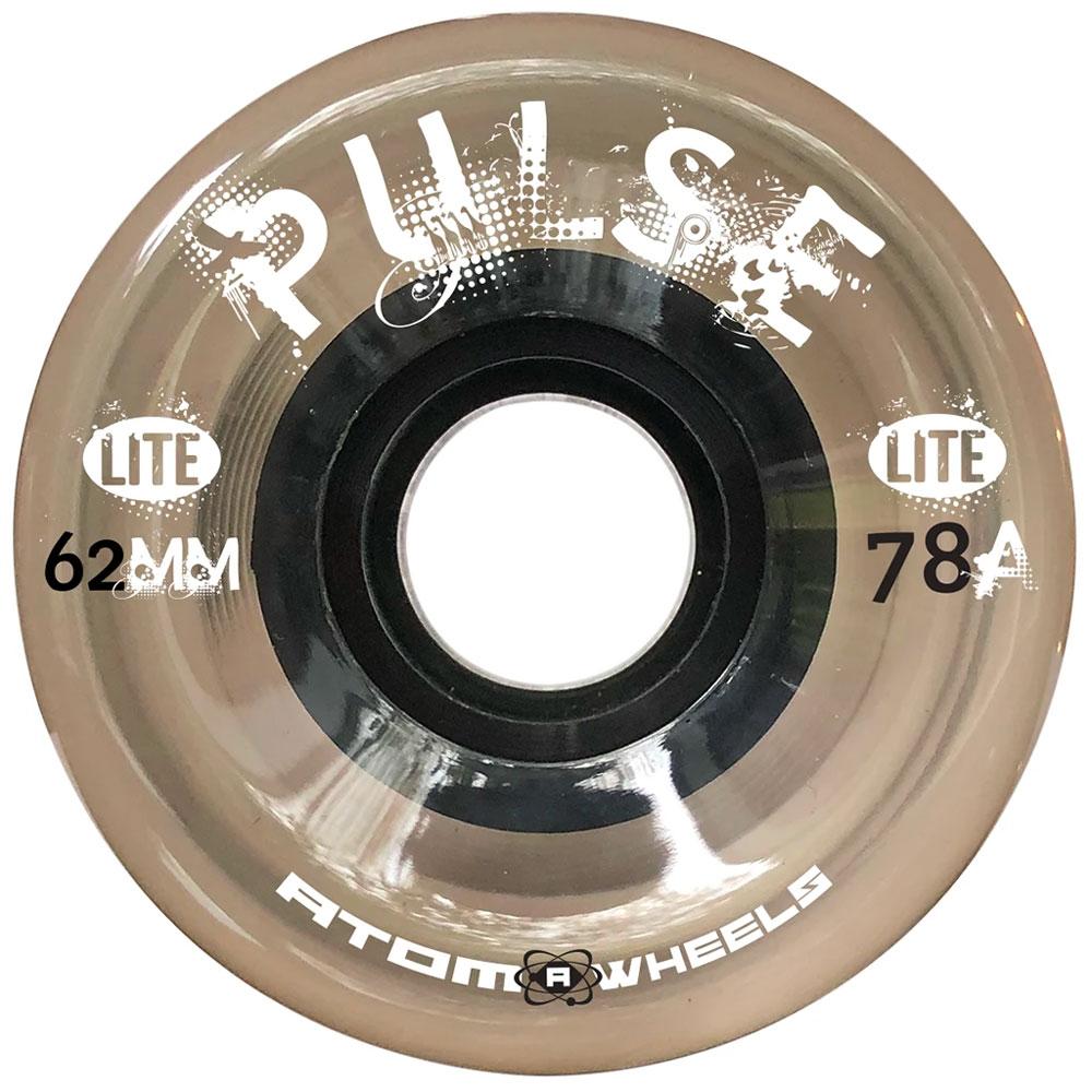 Atom Pulse Lite 62x33mm/78a Black Rollerskate Wheels 4 Pack – World Of ...