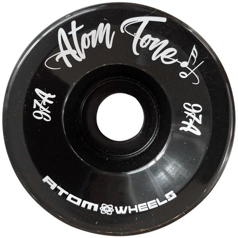 Atom Tone 57mm/97a Black 4pk Rollerskate Wheels