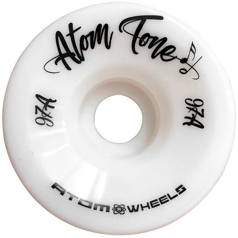 Atom Tone 57mm/97a White 4pk Rollerskate Wheels