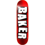 Baker Brand Logo Red Foil 8.25" Skateboard Deck