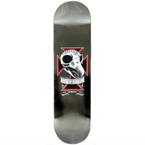 Birdhouse Hawk Skull 2 Chrome 7.75" Skateboard Deck
