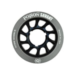 Atom Poison Savant 59x38mm/84a Black Rollerskate Wheels 4 Pack