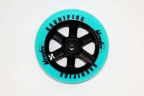 Sacrifice Blender 110mm Light Blue Black Scooter Wheel