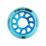 Atom Poison Savant 59x38mm/84a Blue Rollerskate Wheels 4 Pack