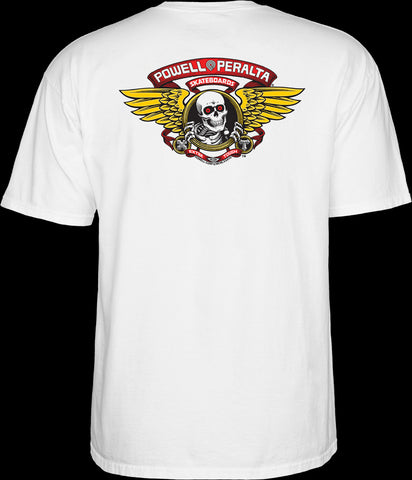Powell Peralta Winged Ripper White Tee