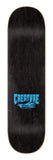 Creature Logo Stump Black/Blue 8.0" Skateboard Deck