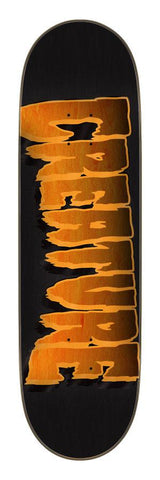 Creature Logo Stump Blk/Orange 8.8" x 31.95" Skateboard Deck