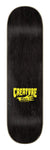 Creature Logo Stumps Green/Black 8.25" Skateboard Deck
