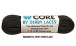 Derby Laces Core 183cm/72" Black Waxed Laces