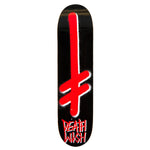 Deathwish Gang Logo Black/Red 8.0" Skateboard Deck