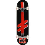 Deathwish Gang Logo Red Black 8.0" Complete Skateboard