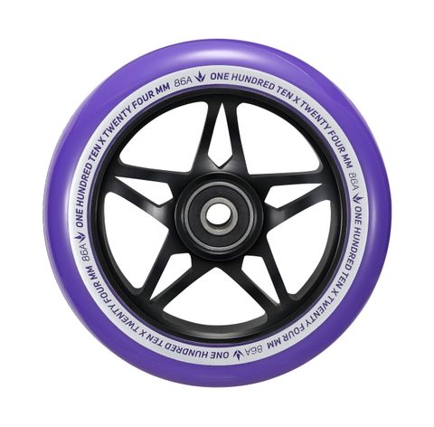 Envy S3 Black Purple 110mm Scooter Wheel