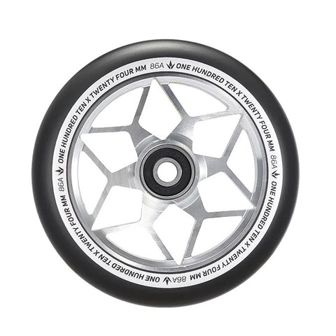 Envy Diamond Silver 110mm Scooter Wheel