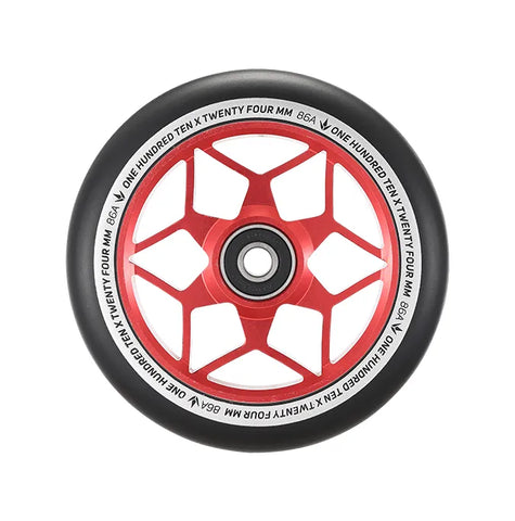 Envy Diamond Wheel Red 110mm Scooter Wheel Single