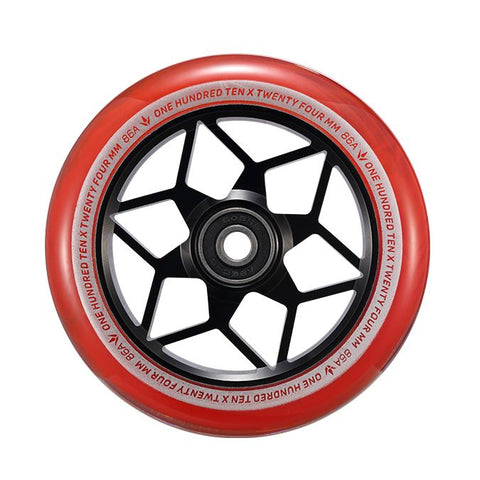 Envy Diamond Smoke Red 110mm Scooter Wheel Single