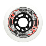 FR Street King White 84mm/85A 4 Pack Rollerblade Wheels