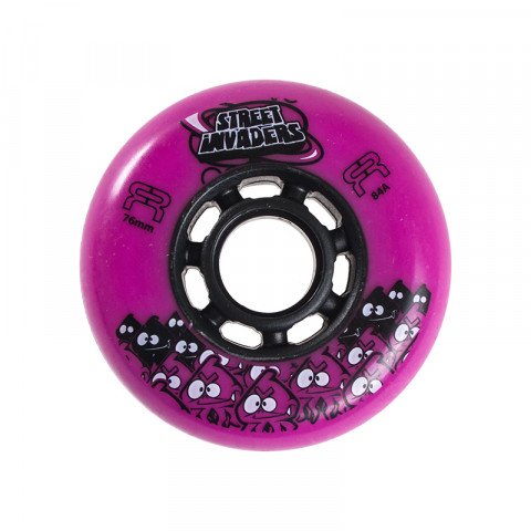 FR Street Invader Pink 76mm/84 4 Pack Rollerblade Wheels