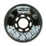 FR Street Invader Black 72mm/84a 4 Pack Rollerblade Wheels