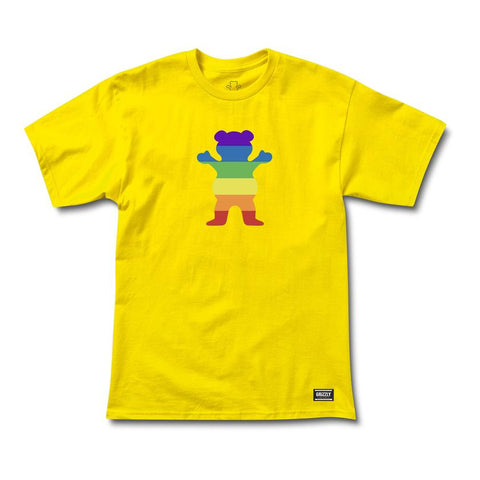 Grizzly Pride Bear Yellow Tee