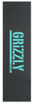 Grizzly Stamp Teal Skateboard Griptape