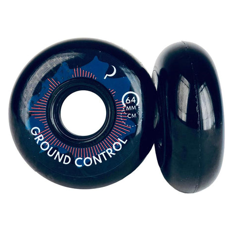 Ground Control CM Turbulence 64mm/90a 4 Pack Rollerblade Wheels
