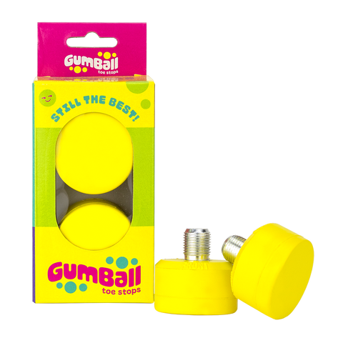 Gumball Short Stem Lemon Rollerskate Toe Stops