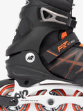 K2 FIT 80 Alu Black Orange Rollerblades