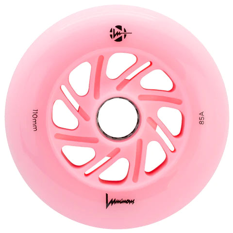 Luminous LED 110mm/85a Flamingo Rollerblade Wheel Single