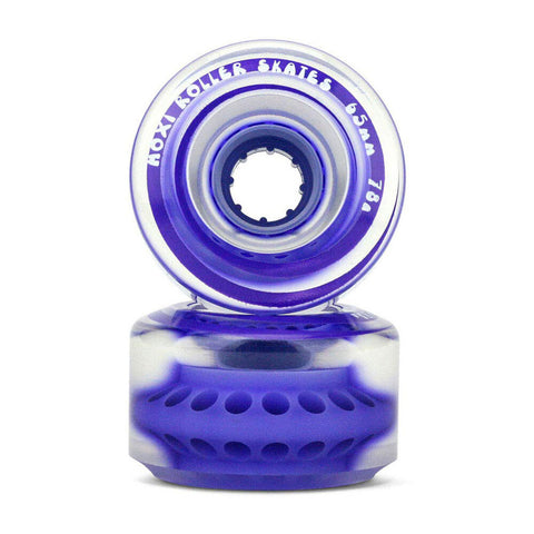 Moxi Gummy 65x43mm/78a Purple Rollerskate Wheels (4 Pack)