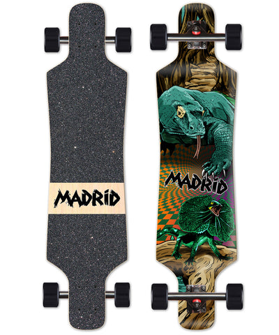 Madrid Drop-Through Spade Komodo 39"x9.25" Complete Longboard