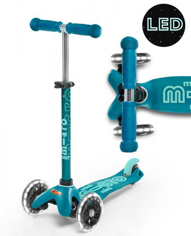 Micro Mini Deluxe Aqua LED Scooter