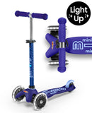 Micro Mini Deluxe LED Blue Scooter