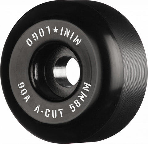 Mini Logo Black 58mm/90a Skateboard Wheels
