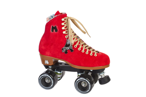 Moxi Lolly Poppy Red Rollerskates