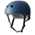Triple 8 The Certified Sweatsaver Navy Rubber Helmet