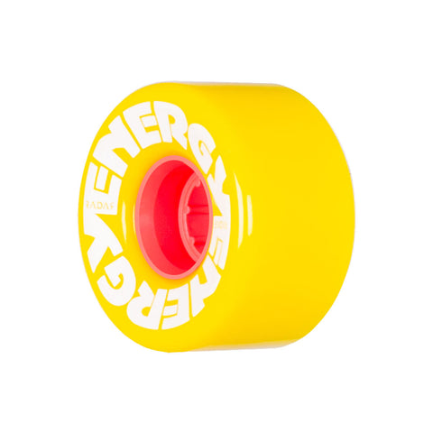 Radar Energy 57x31mm Yellow/Orange Outdoor Rollerskate Wheels (4 Pack)