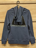 Wheelcraft Stacks Logo Petrol Blue Hoodie