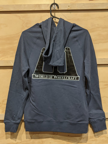 Wheelcraft Stacks Logo Petrol Blue Hoodie