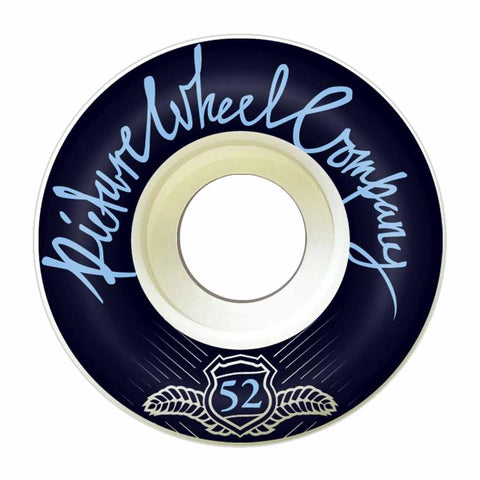 Picture Wheel Co Pop Baby Blue 99A 52mm Trick Skateboard Wheels