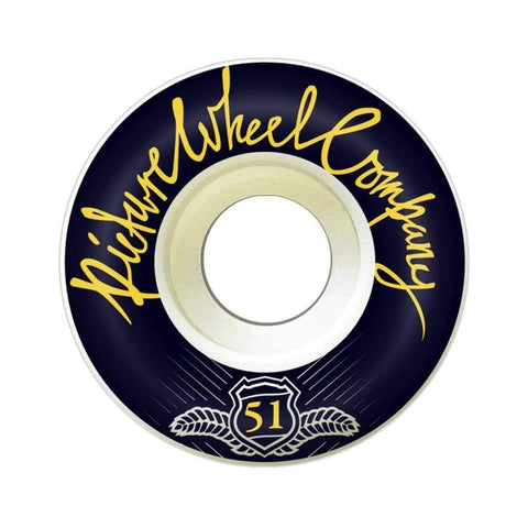 Picture Wheel Co Pop Yellow 99A 51mm Trick Skateboard Wheels