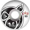 Pig Head 53mm Skateboard Wheels