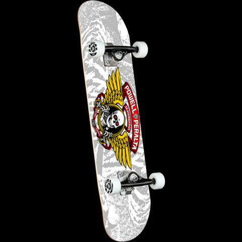 Powell Peralta Winged Ripper Silver 8.0" Complete Skateboard