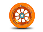 River Wheel Co Natural Sunset Rapids 110mm Orange on Orange Scooter Wheel